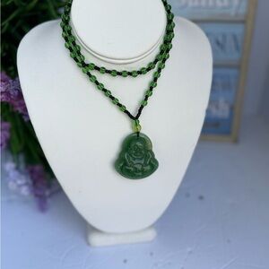 BLACK MARISSA CLOVER LEAF NECKLACE FASHION NECKLACE